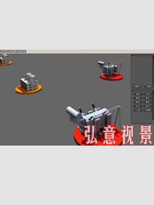 電力設(shè)備潮流積木式搭建VR平臺